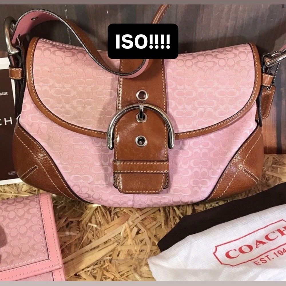 ISO DONT BUY!!!! Coach Pink and Brown Soho